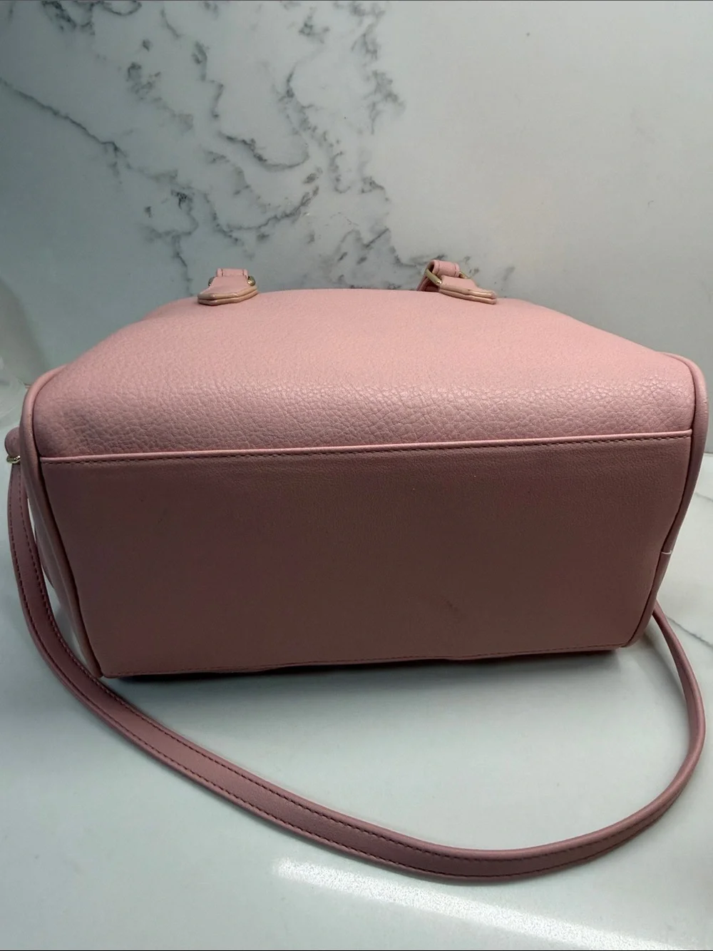 Juicy Couture Blush Pink Dome Satchel with Detachable Strap